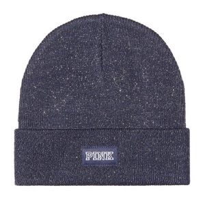 VS PINK shimmer beanie